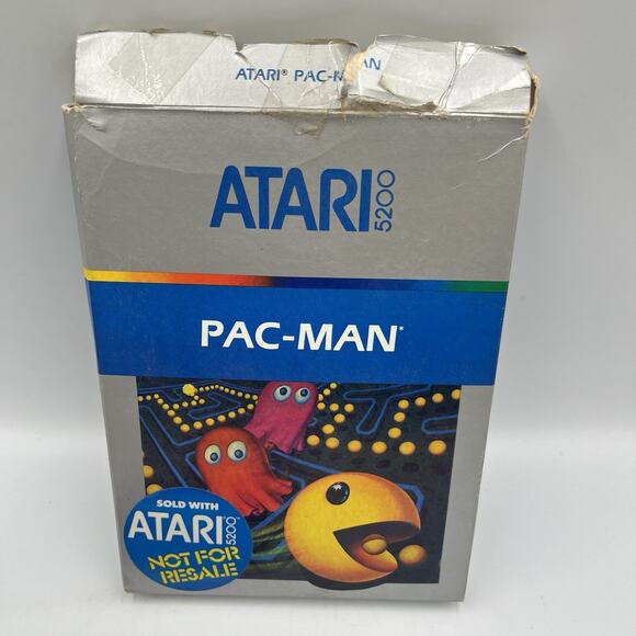 1982 Pac-Man Atari 5200 Vintage Game w/Box, Owners Manual. Tested - Picture 8 of 14